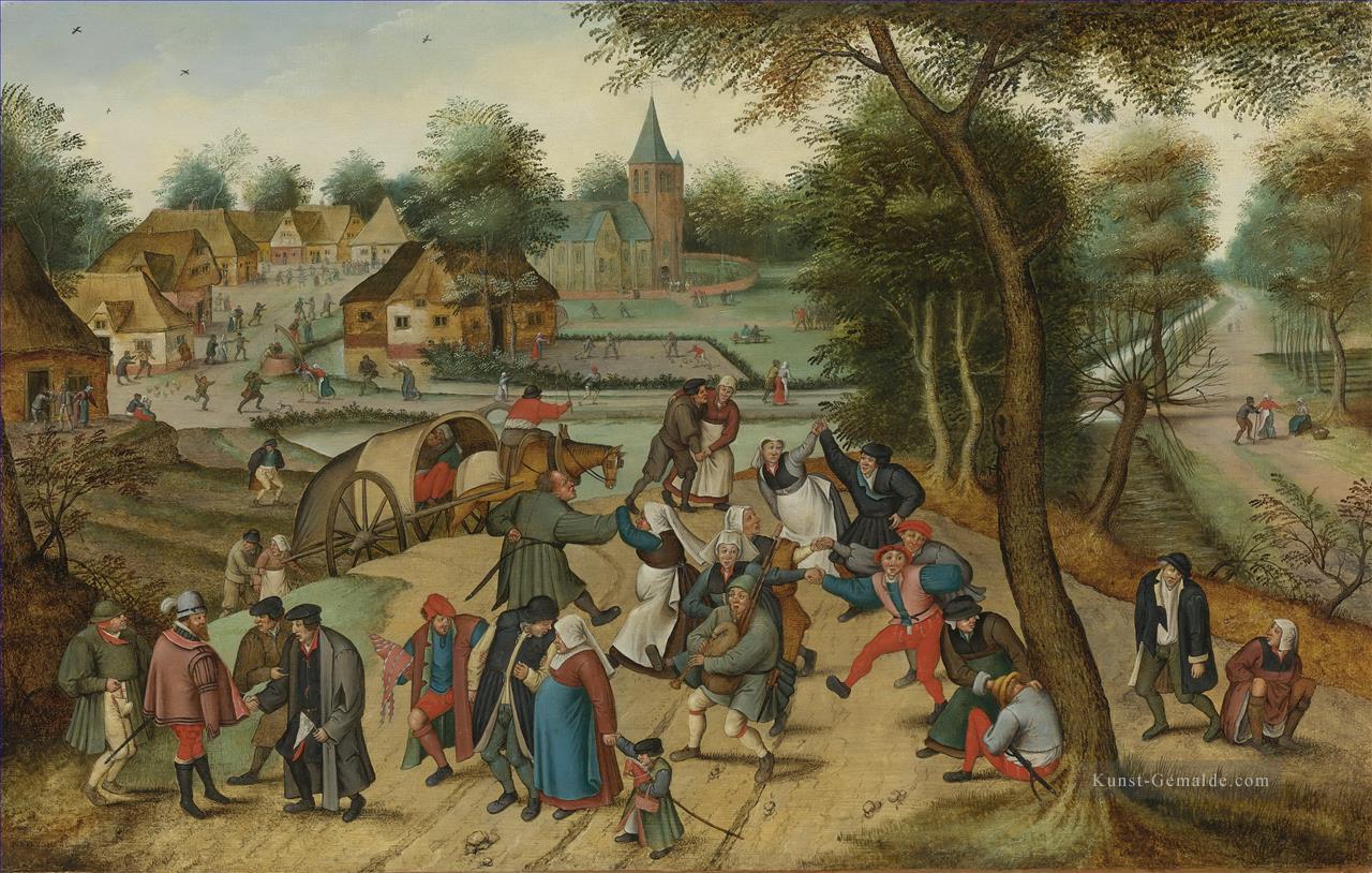 RÜCKKEHR DER KERMESSE Pieter Brueghel der Jüngere Ölgemälde